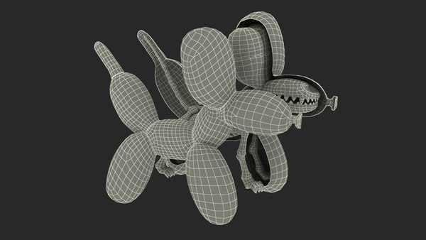 Mini Balloon Dog Skeleton Anatomy model - TurboSquid 1842015