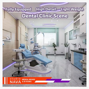 Dental Clinic Scene-Hospital Interior