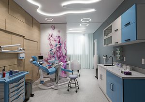 Stylish Doctors Office-Dental Clinic Interior