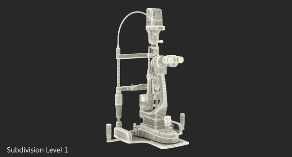 3D slit lamp machine - TurboSquid 1257251