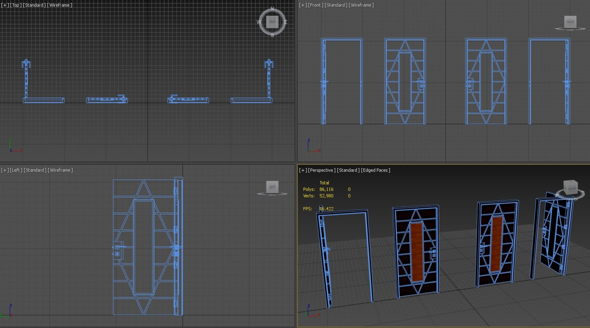 3D Door Design 25 - TurboSquid 2213528