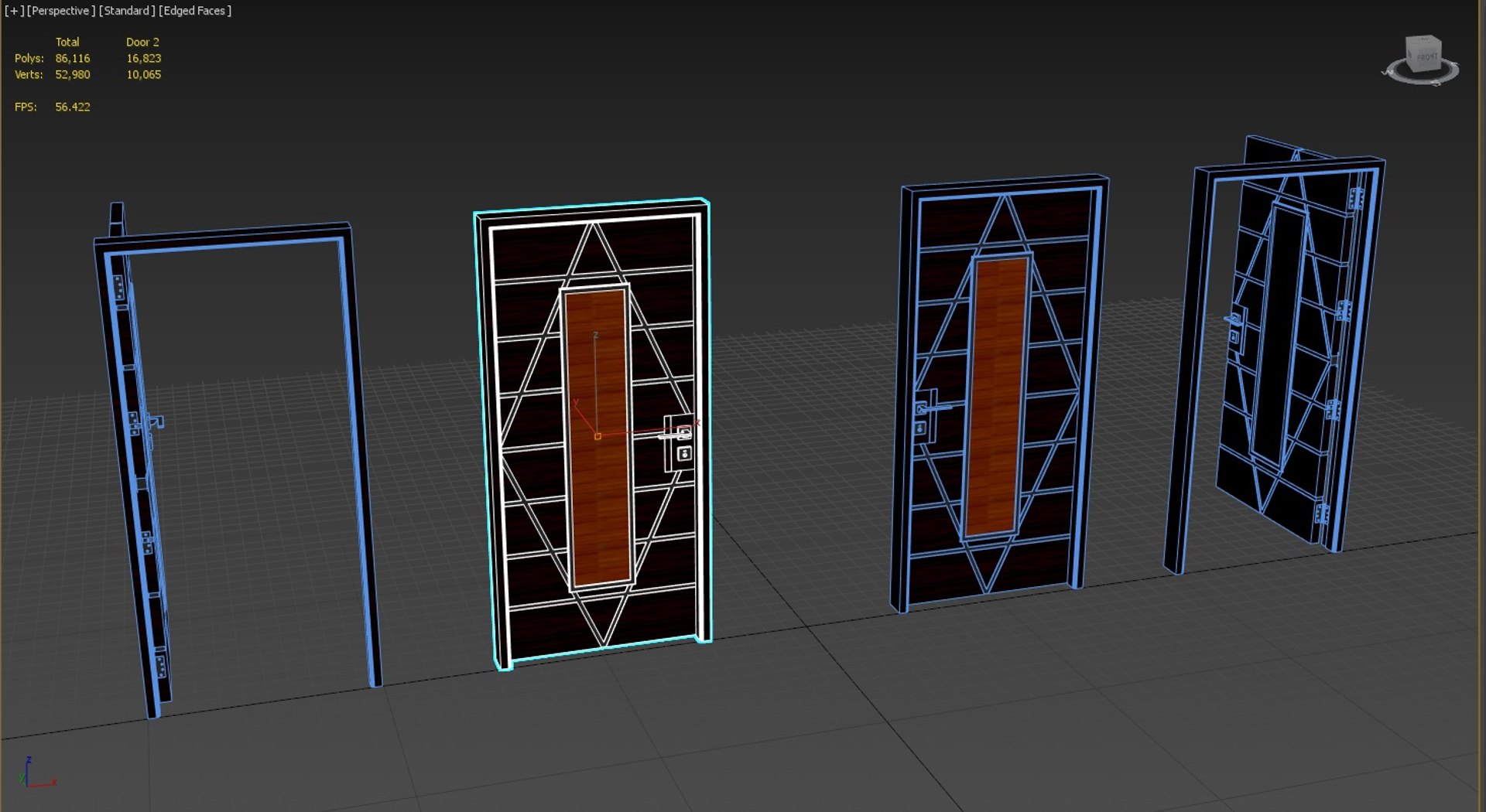 3D Door Design 25 - TurboSquid 2213528