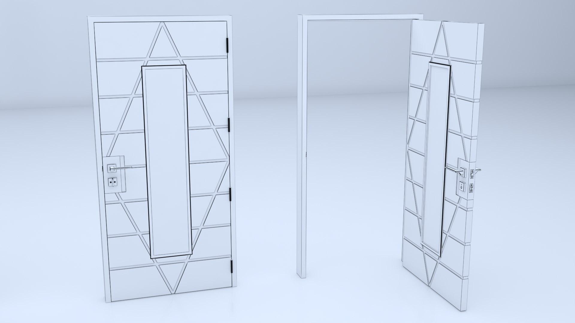 3D Door Design 25 - TurboSquid 2213528