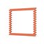 Cornice da muro di mattoni