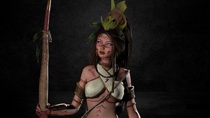Tribal Priestess Girl