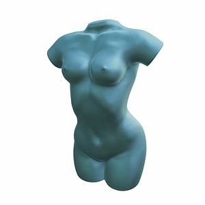 3D Woman Body Figure
