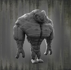 3D monster model