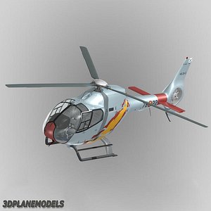 3d eurocopter ec-120b spain air force model