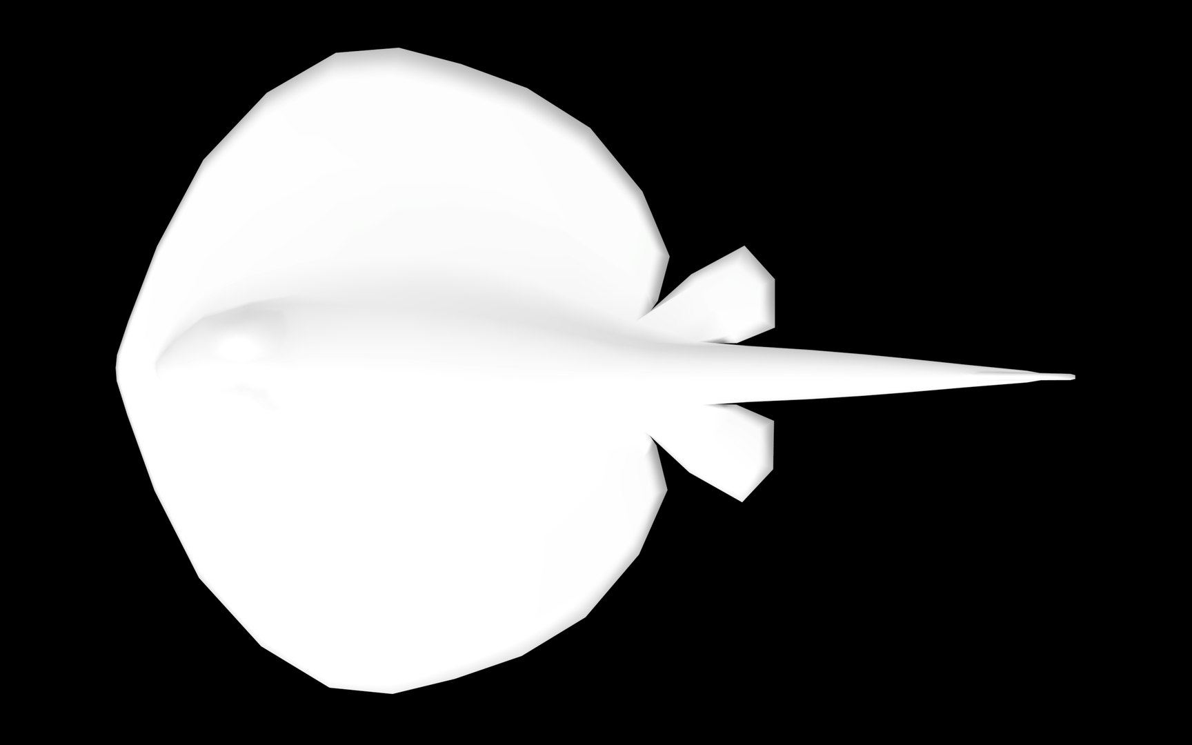 Base urolophus cruciatus 3D model TurboSquid 1521068