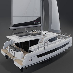 BALI 4 4 3D Catamaran model