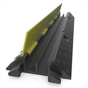 Rubber Floor Cable Protector Car Ramp 3D model