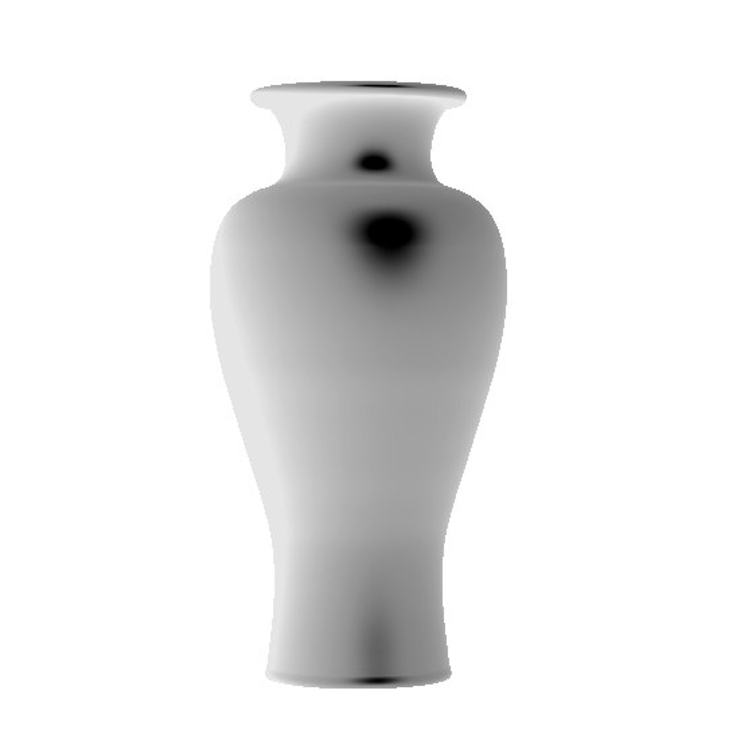 3d Wucai Vase Chinese