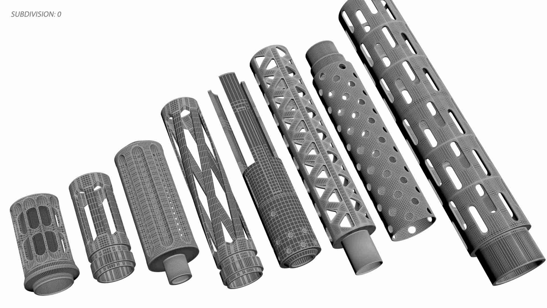 Flash Hider Suppressor 3D model https://p.turbosquid.com/ts-thumb/6P/CFKkzp/NF/3/jpg/1693320282/1920x1080/fit_q87/58589a1cf5e163275a5edd8ddc693c7ec1b30c69/3.jpg