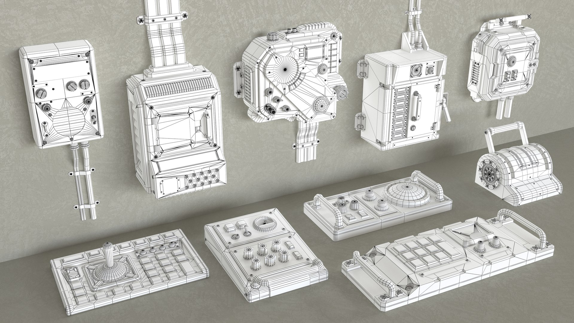 3D Control Panel 2 - 10 pieces https://p.turbosquid.com/ts-thumb/6P/FpWSi2/qC/image_2/jpg/1730199387/1920x1080/fit_q87/0ad3774d90e860aeba5fae8f36787e358d408307/image_2.jpg