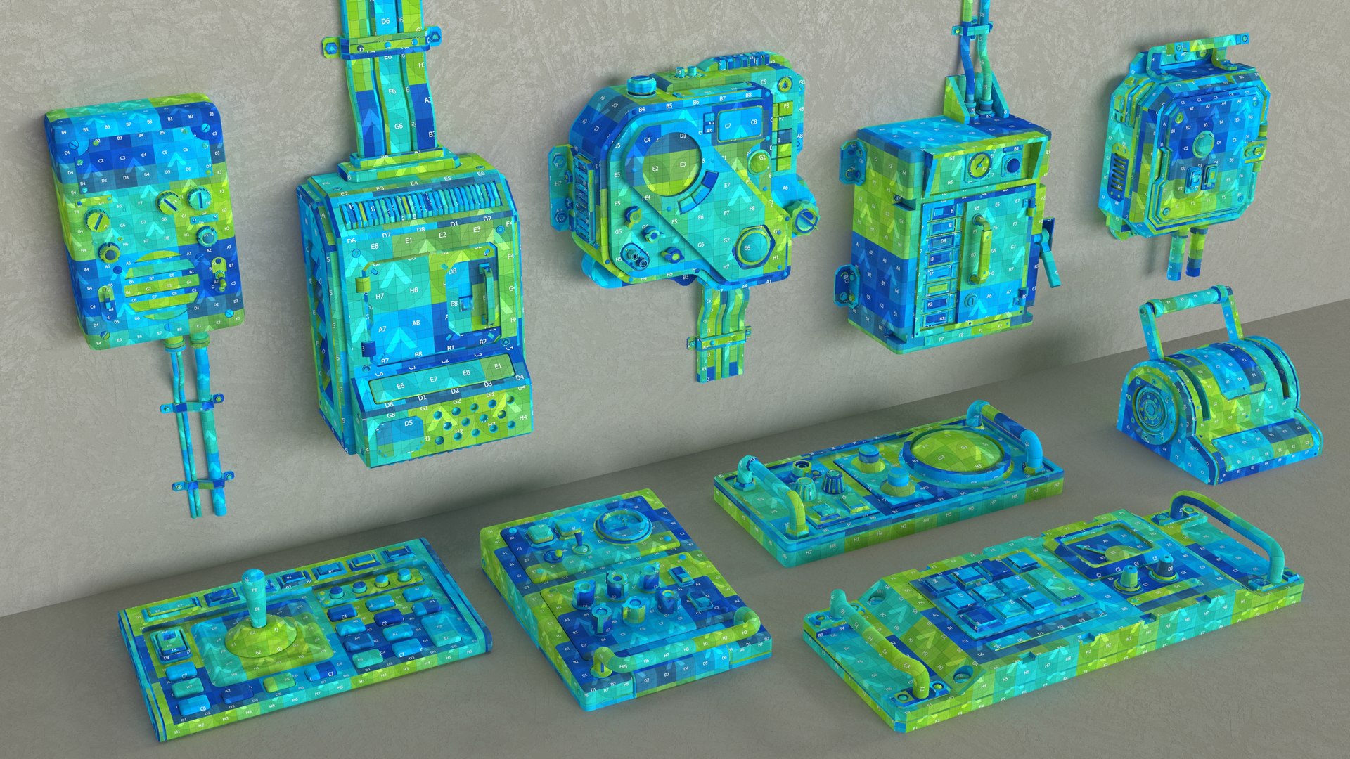 3D Control Panel 2 - 10 pieces https://p.turbosquid.com/ts-thumb/6P/FpWSi2/zD/image_3/jpg/1730199384/1920x1080/fit_q87/888167b28b22638831dbc99fb5b30e0d3752ce05/image_3.jpg