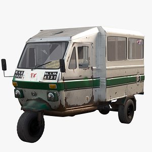 Nepali Safa Tempo 3D model