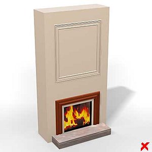 fireplace 3d max