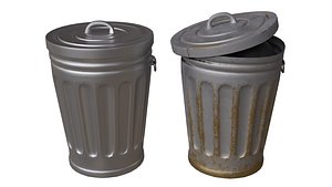 Garbage bin 3D model