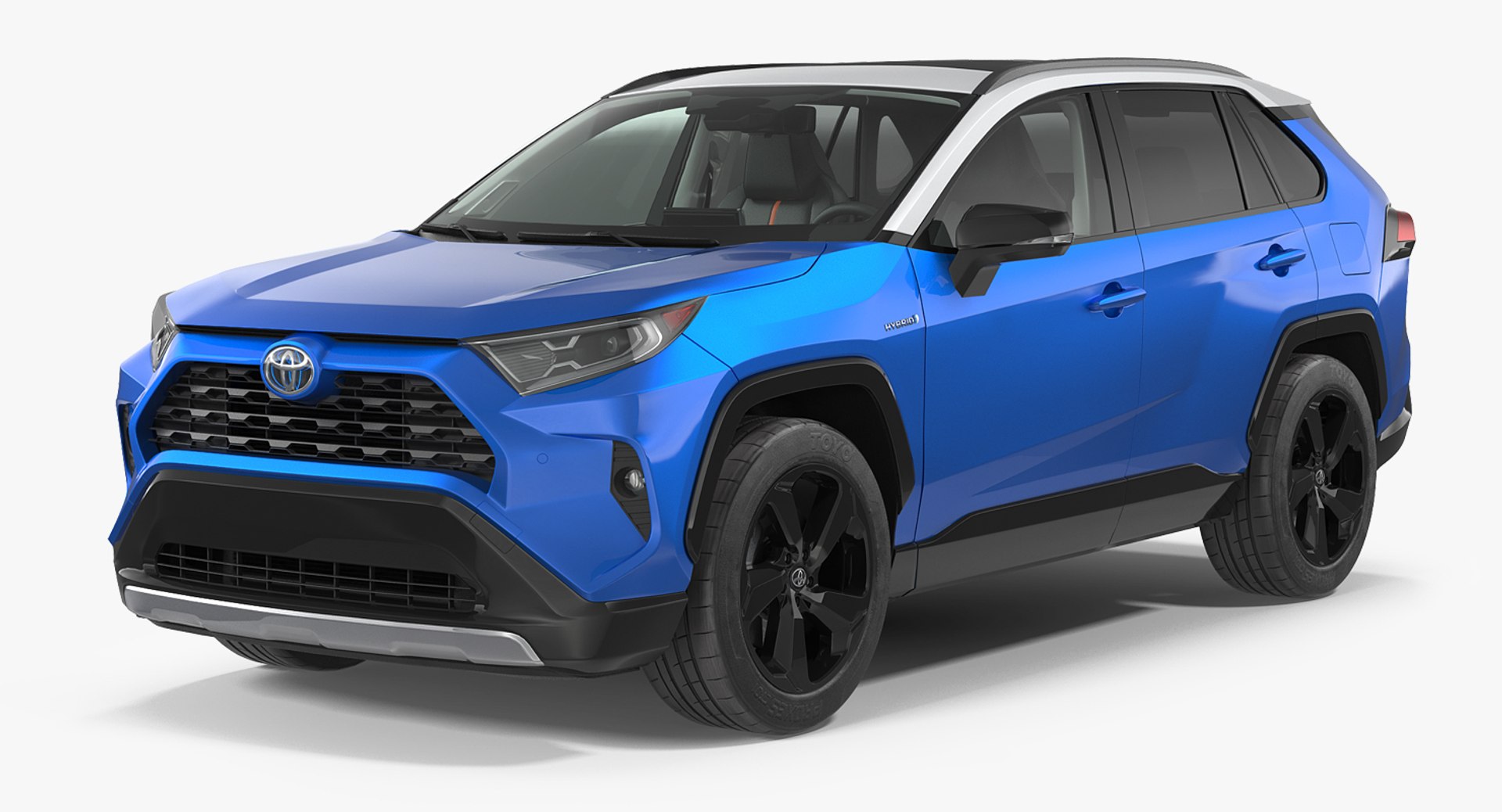 Toyota RAV4 2019 Rigged 3D model preview