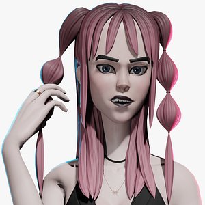 Stylized Female 01 T-Pose Generic Mesh 3D model - TurboSquid 1818408