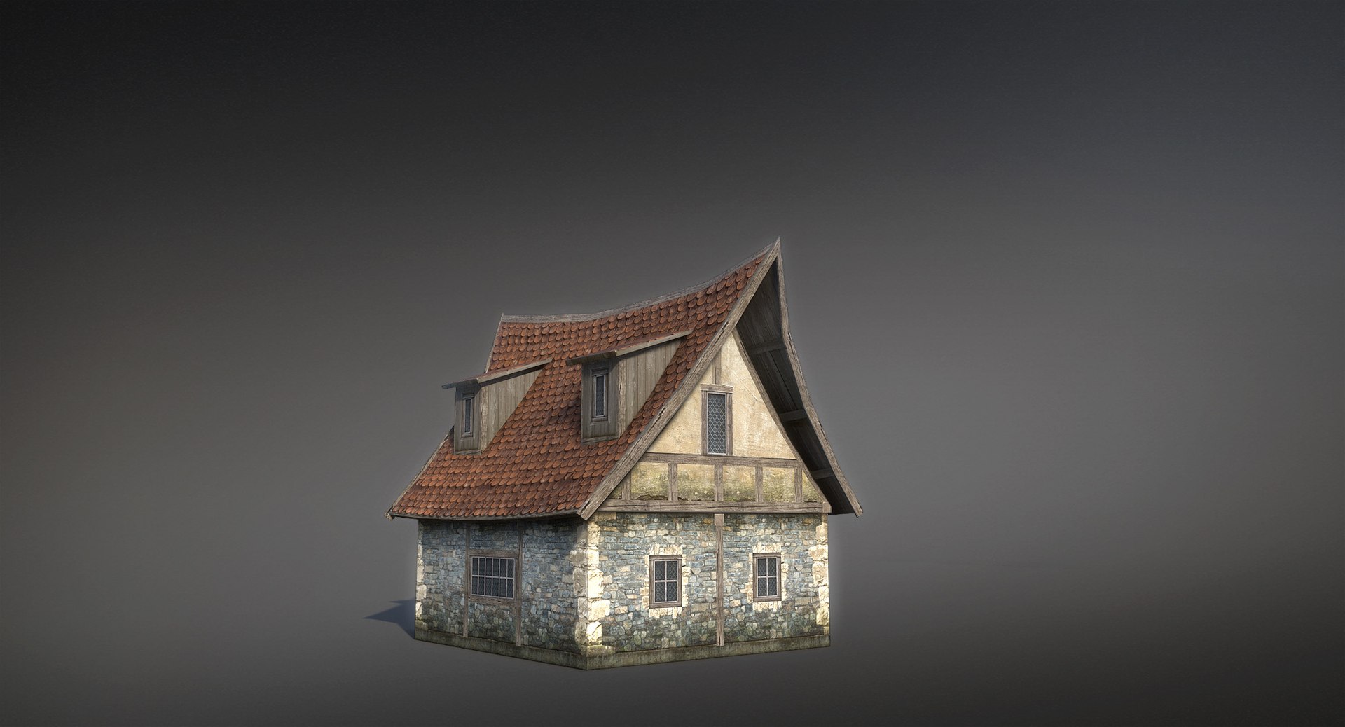 3d Model Medieval Fantasy House