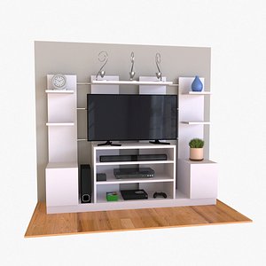 entertainment center 3D model