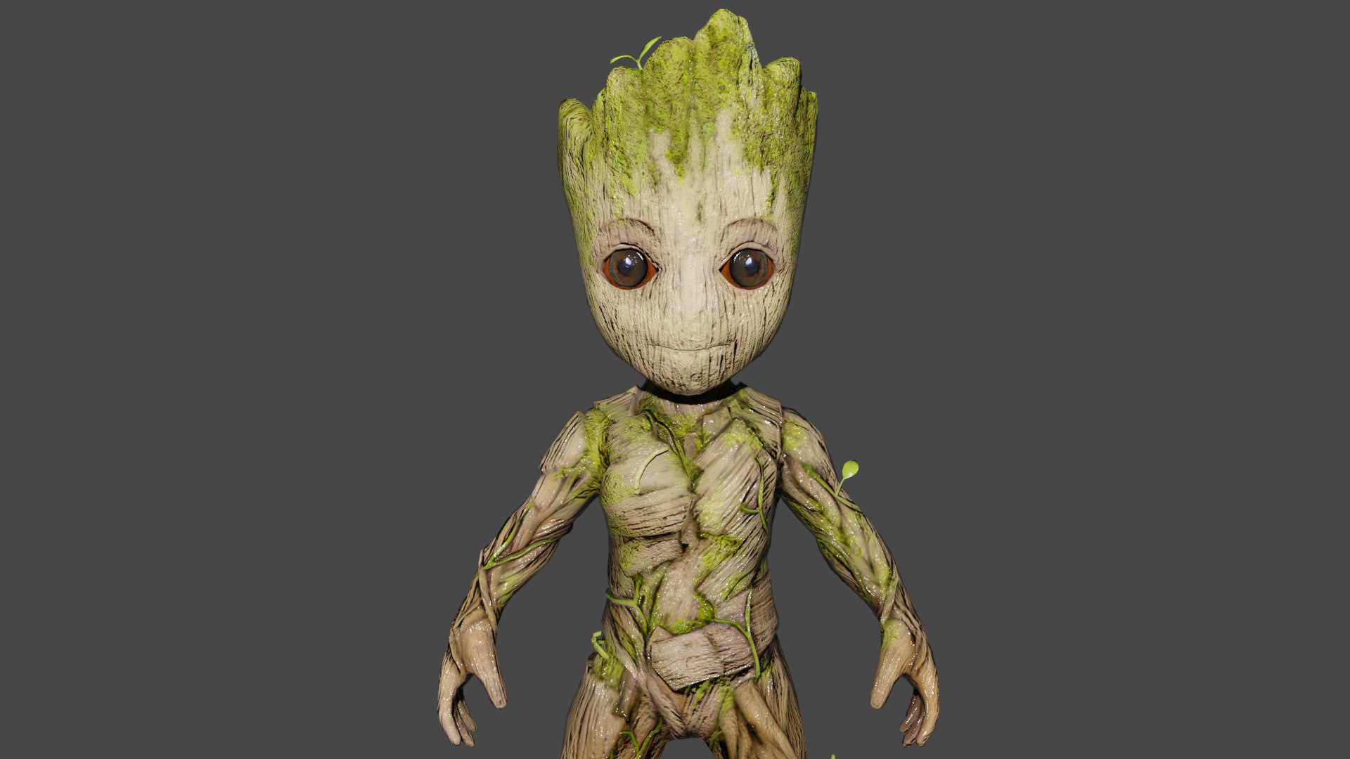 3D Baby Groot - TurboSquid 2259083