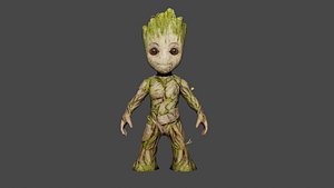 3D Baby Groot
