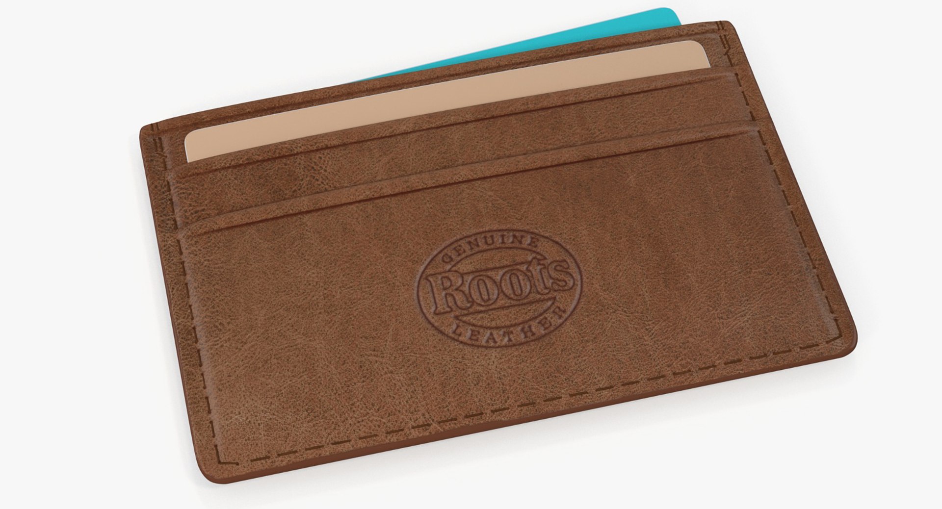 Leather Business Card Holder 3D model preview