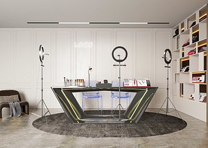 Internet celebrity live broadcast room 3D model