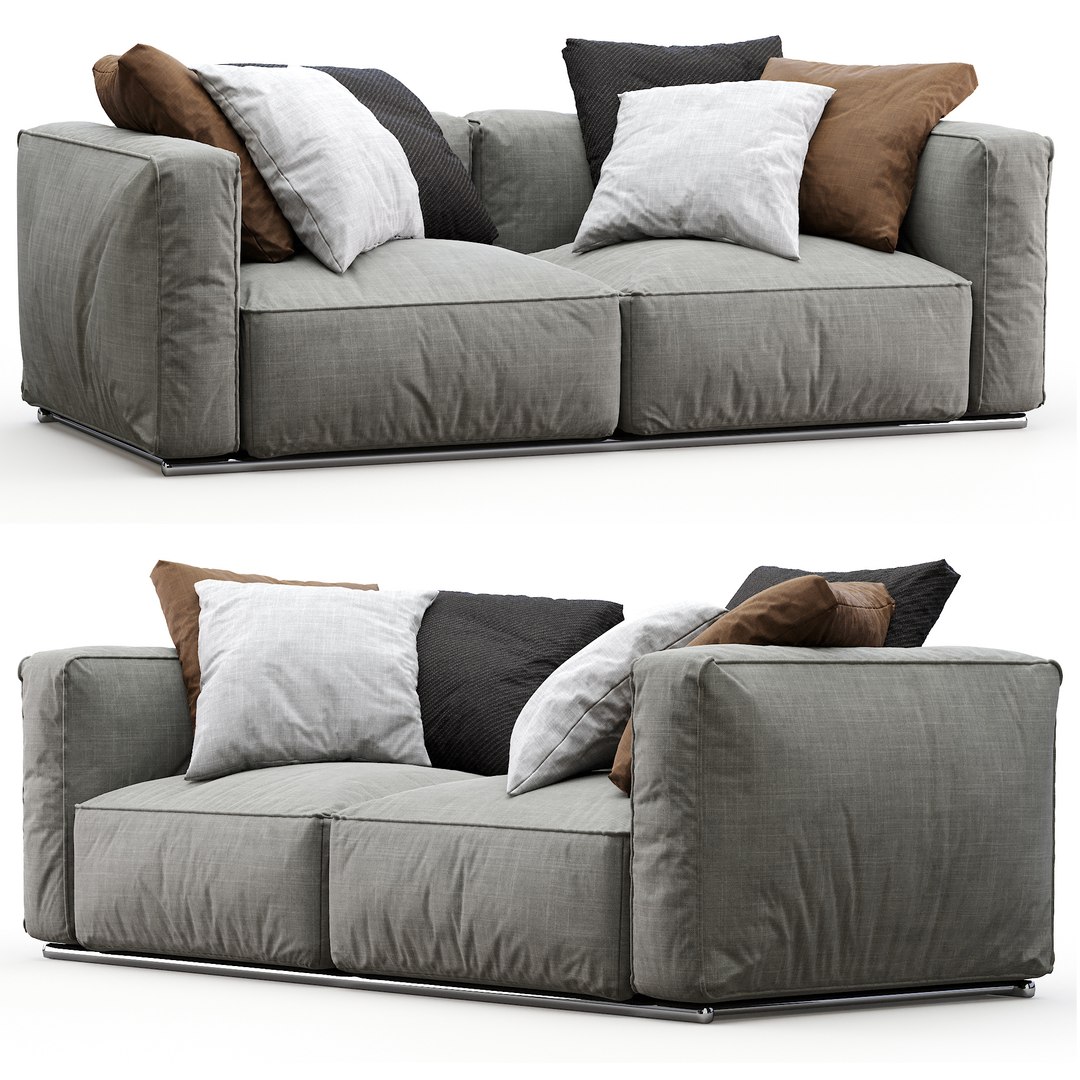 Poliform Sofa Shangai 3d - Turbosquid 1566244