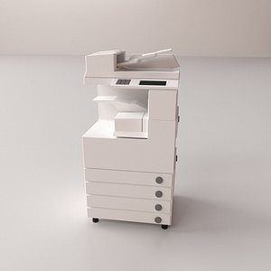 photocopier photo 3D model