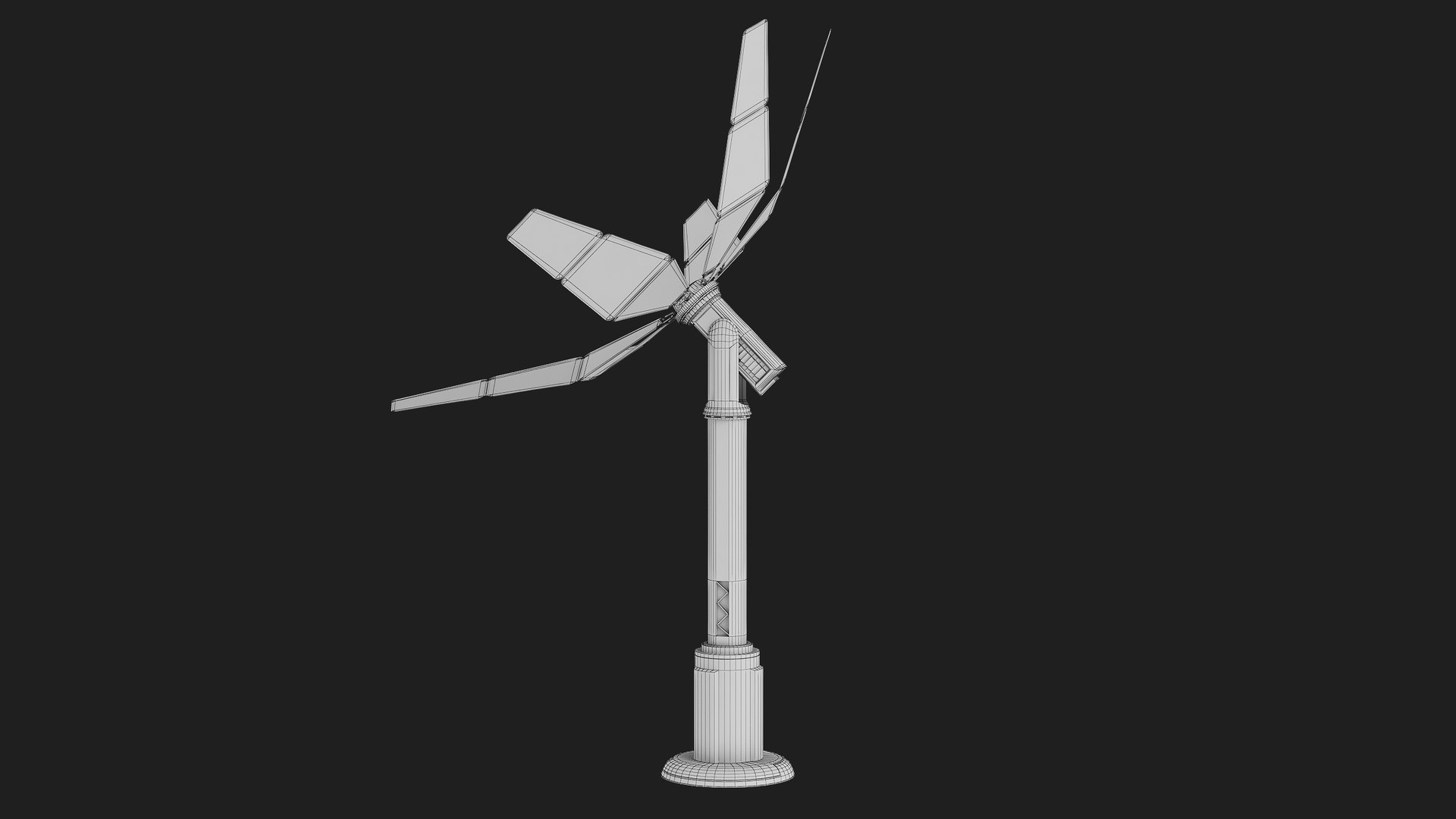 3D Solar Tower Model - TurboSquid 2322417