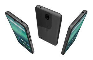 3D Nokia 1 3 Black Low Poly