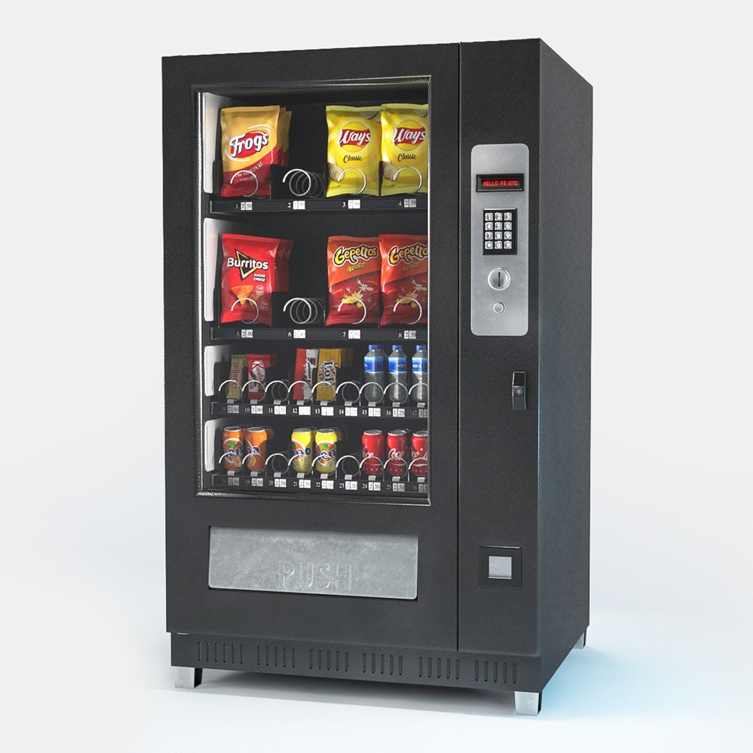 Vending machine 3D model - TurboSquid 1637842