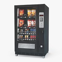 Vending machine Low-poly 3D model