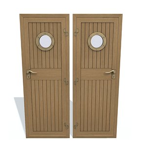 Ship wooden door C