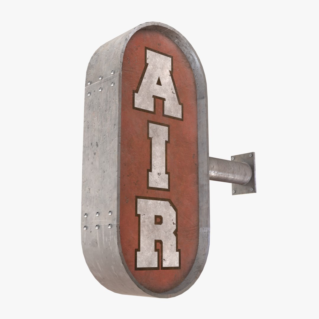 The AIR Sign 3D Model - TurboSquid 2054176