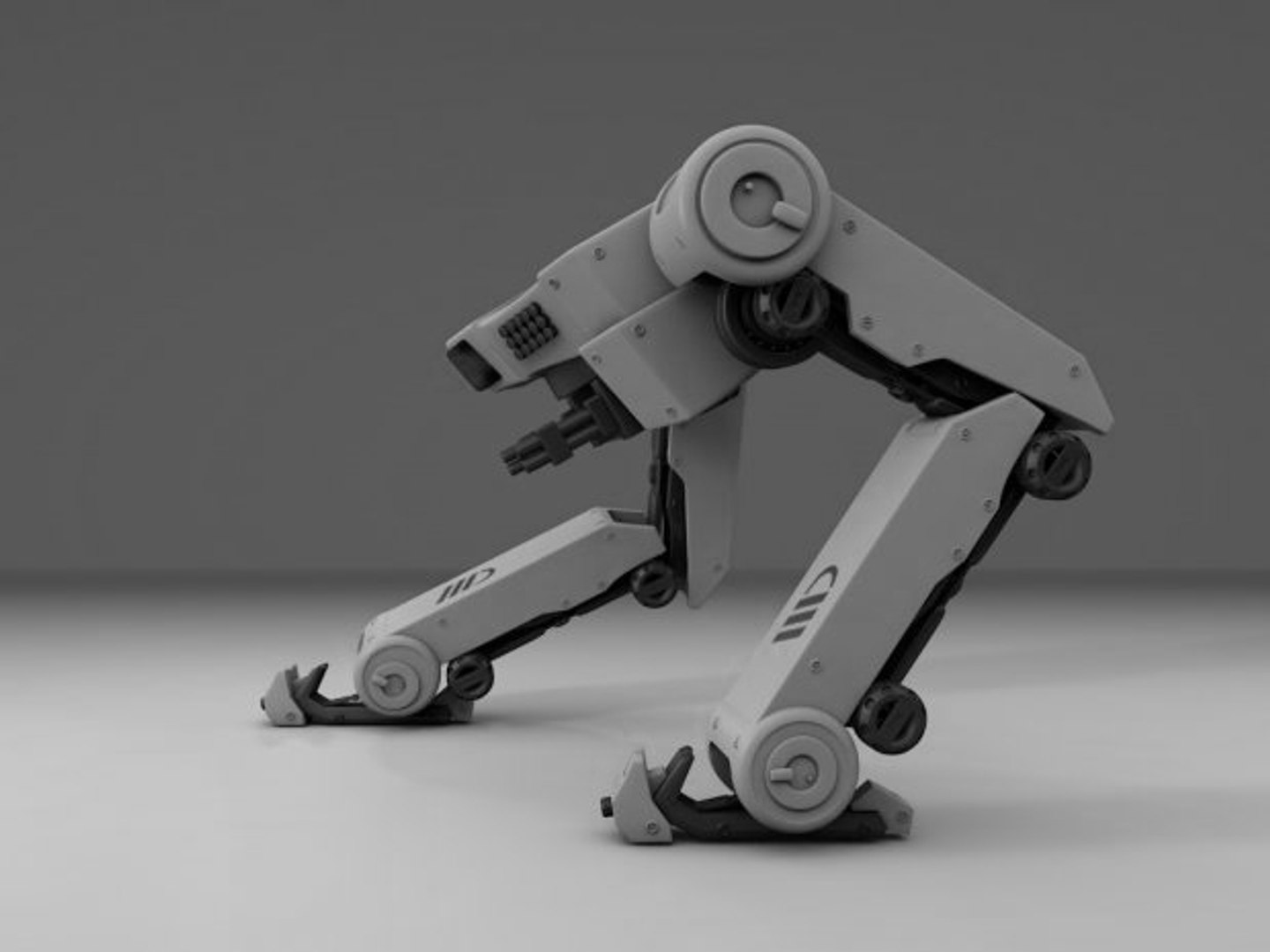 Legs Robot 3D Model - TurboSquid 1262381
