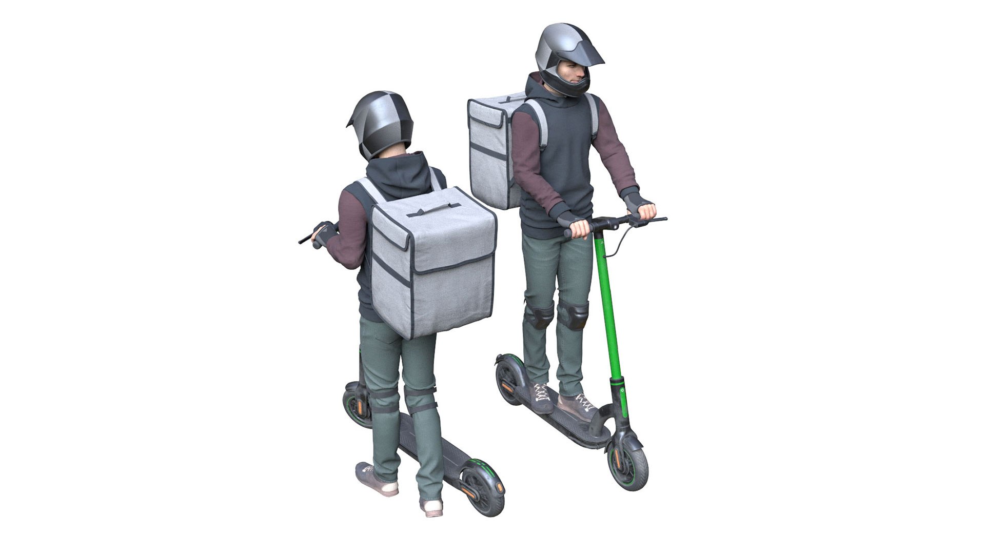 delivery-man-on-a-scooter-3d-model-turbosquid-2008581