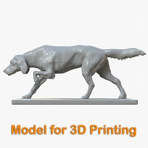 Dog Sculpture 3D