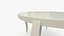 Stylish Ivory Round Table 3D