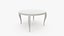 Stylish Ivory Round Table 3D