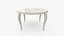 Stylish Ivory Round Table 3D