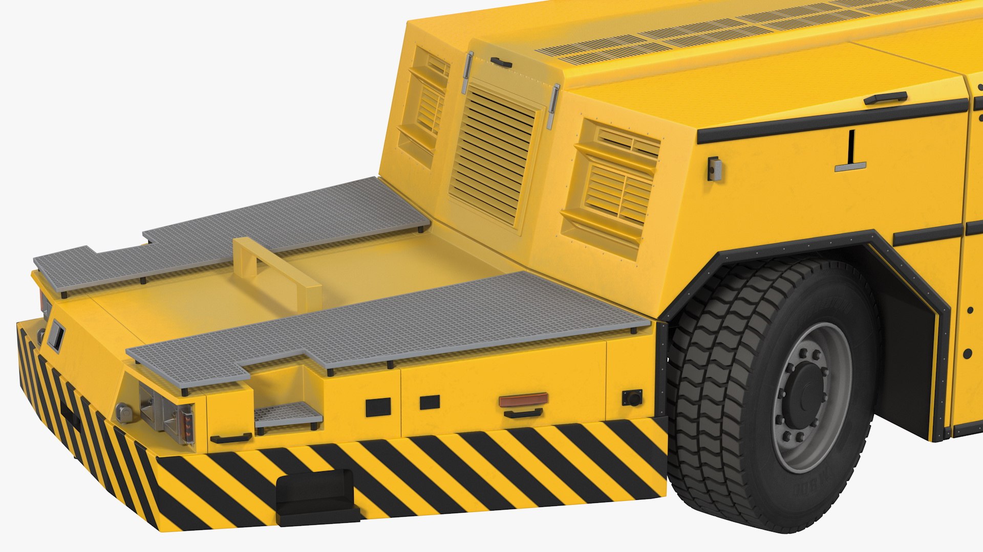 Deicing vehicle generic rigged model TurboSquid 1546111