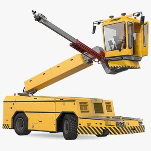 deicing vehicle generic rigged model