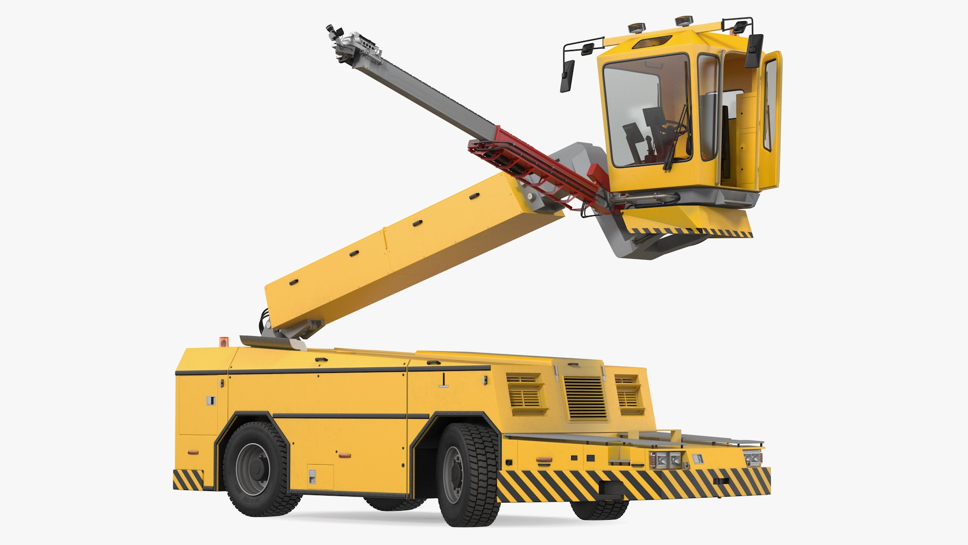 Deicing Vehicle  Rigged 3D model preview