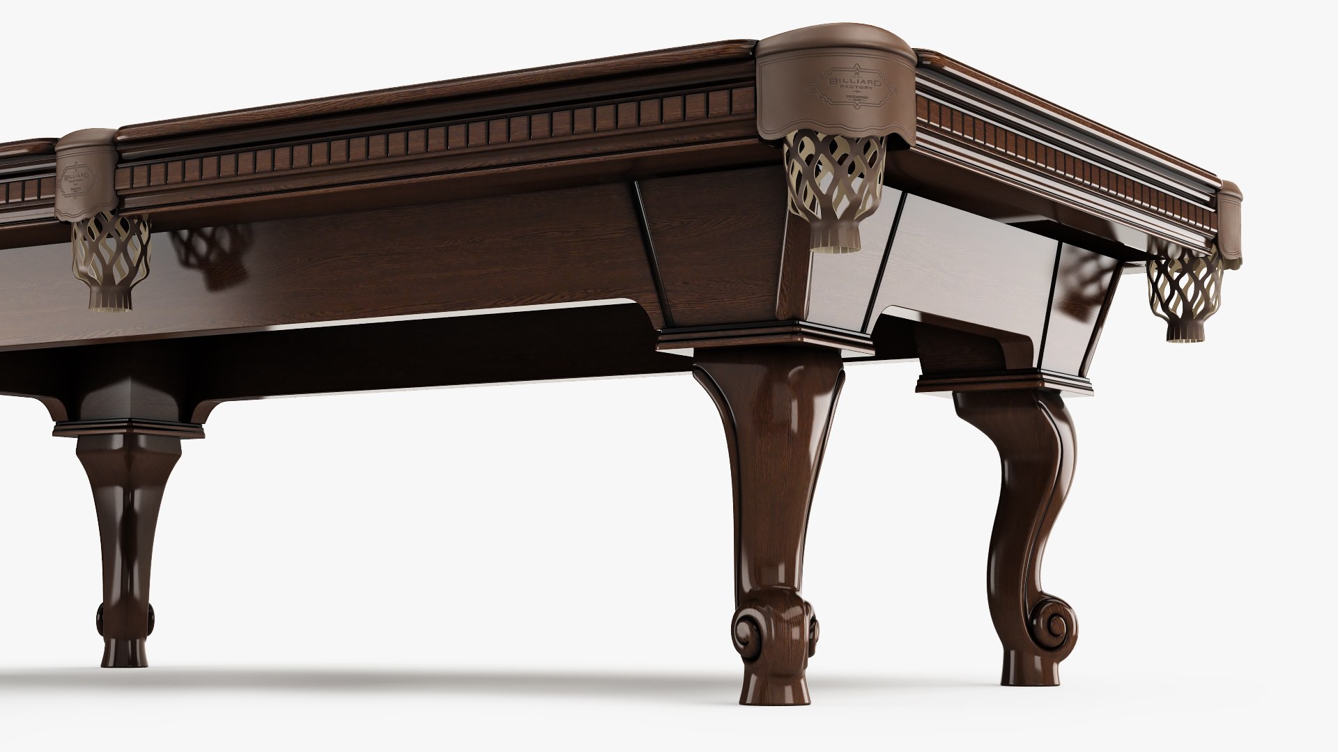 3D Pool Table 8ft Classic Style Jefferson Model - TurboSquid 2026474
