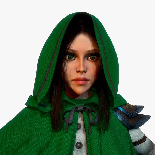 Girl Assassin 3D model