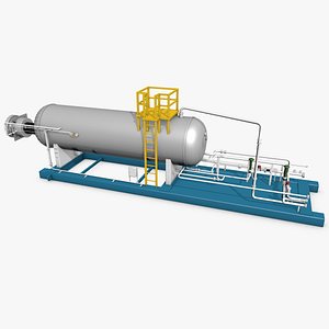 industrial boiler 3d model